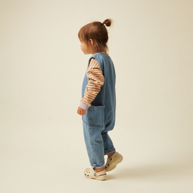Claude & Co - Wren sleeveless denim overall | Scout & Co