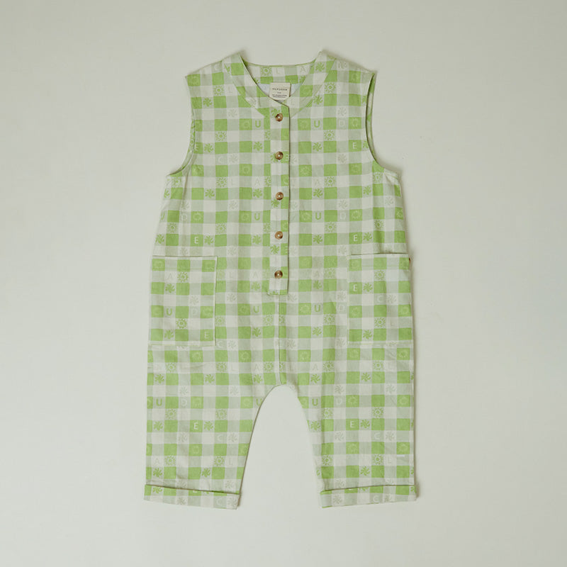 Claude & Co - Charlie sleeveless overall - gingham | Scout & Co