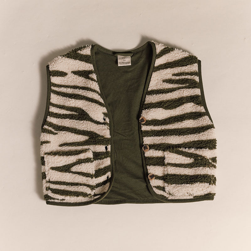 Claude & Co - Alma borg gilet - Zebra | Scout & Co