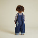Claude & Co - Blythe indigo denim patch dungarees | Scout & Co