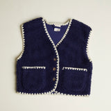 Claude & Co - Amos midnight folk gilet | Scout & Co
