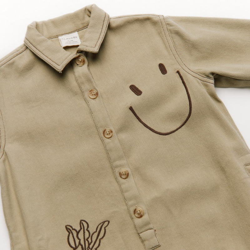 Claude & Co - Quinn Allotment embroidered overalls