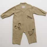 Claude & Co - Quinn Allotment embroidered overalls