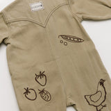 Claude & Co - Quinn Allotment embroidered overalls
