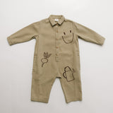 Claude & Co - Quinn Allotment embroidered overalls