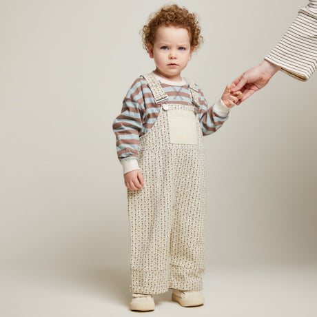 Claude & Co - Blythe dungarees - Radish stripe | Scout & Co