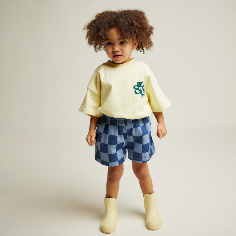 Claude & Co - Frankie shorts - Checkerboard denim | Scout & Co