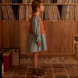 Apolina - Cece smock dress - Tablecheck Marine | Scout & Co