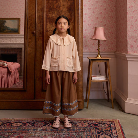 Apolina - Clara silk blouse - Dried Rose | Scout & Co