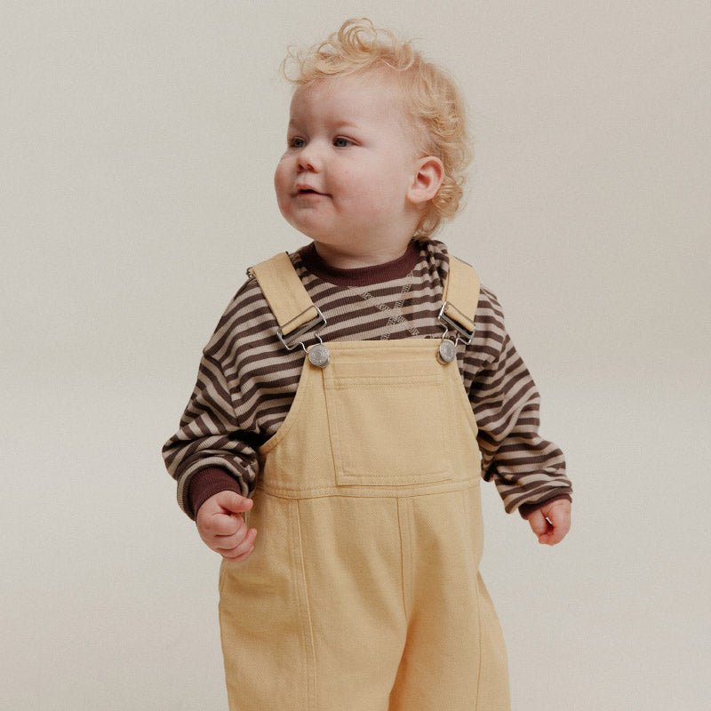 Claude & Co - Blythe washed dungarees - honey