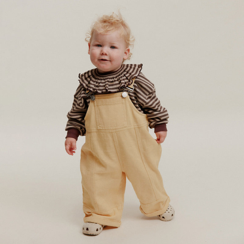 Claude & Co - Blythe washed dungarees - honey