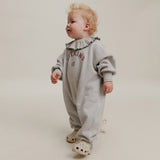 Claude & Co - Ellis 'Milking It' romper - grey