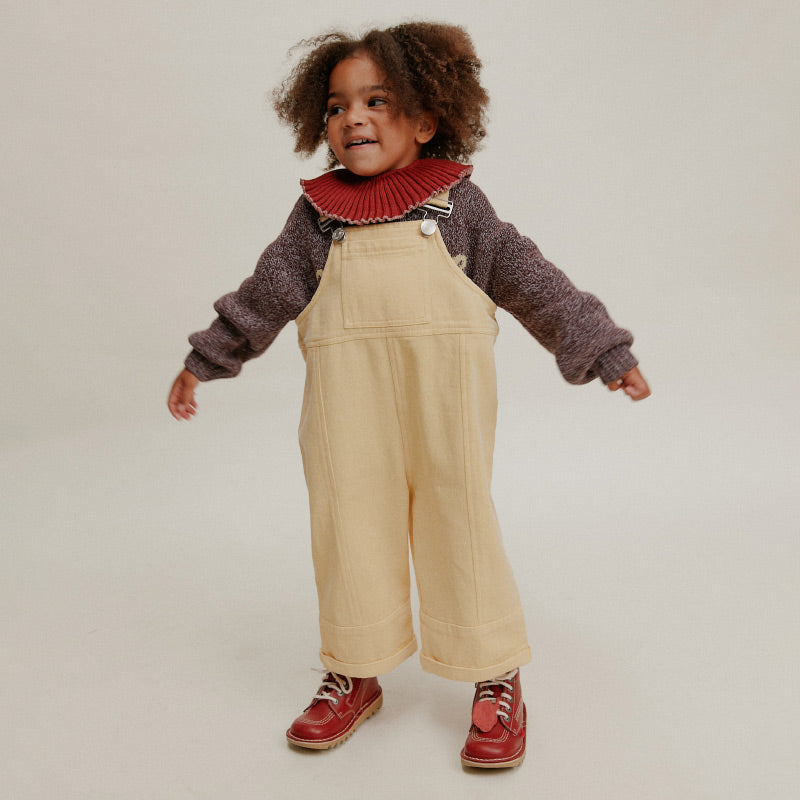 Claude & Co - Blythe washed dungarees - honey