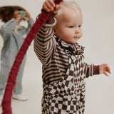 Claude & Co - Blythe dungarees - Warped checkerboard