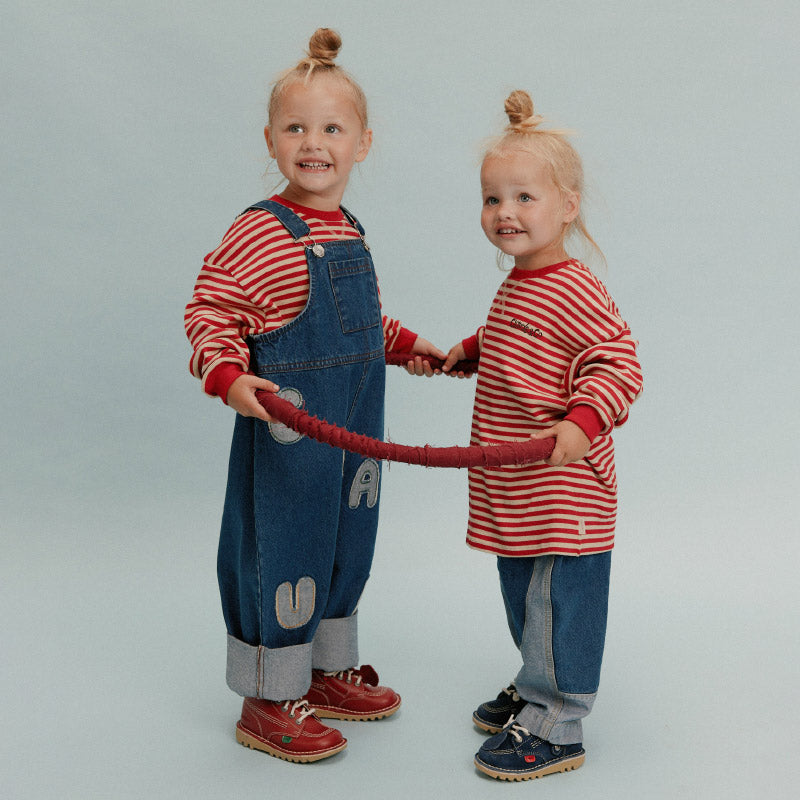 Claude & Co - Blythe patch denim dungarees