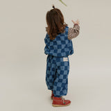 Claude & Co - Murphy checkerboard balloon denim trousers