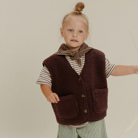 Claude & Co - Amos borg gilet - plum | Scout & Co