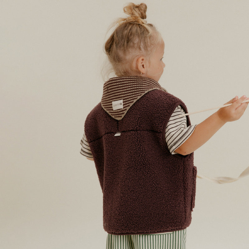 Claude & Co - Amos borg gilet - plum | Scout & Co