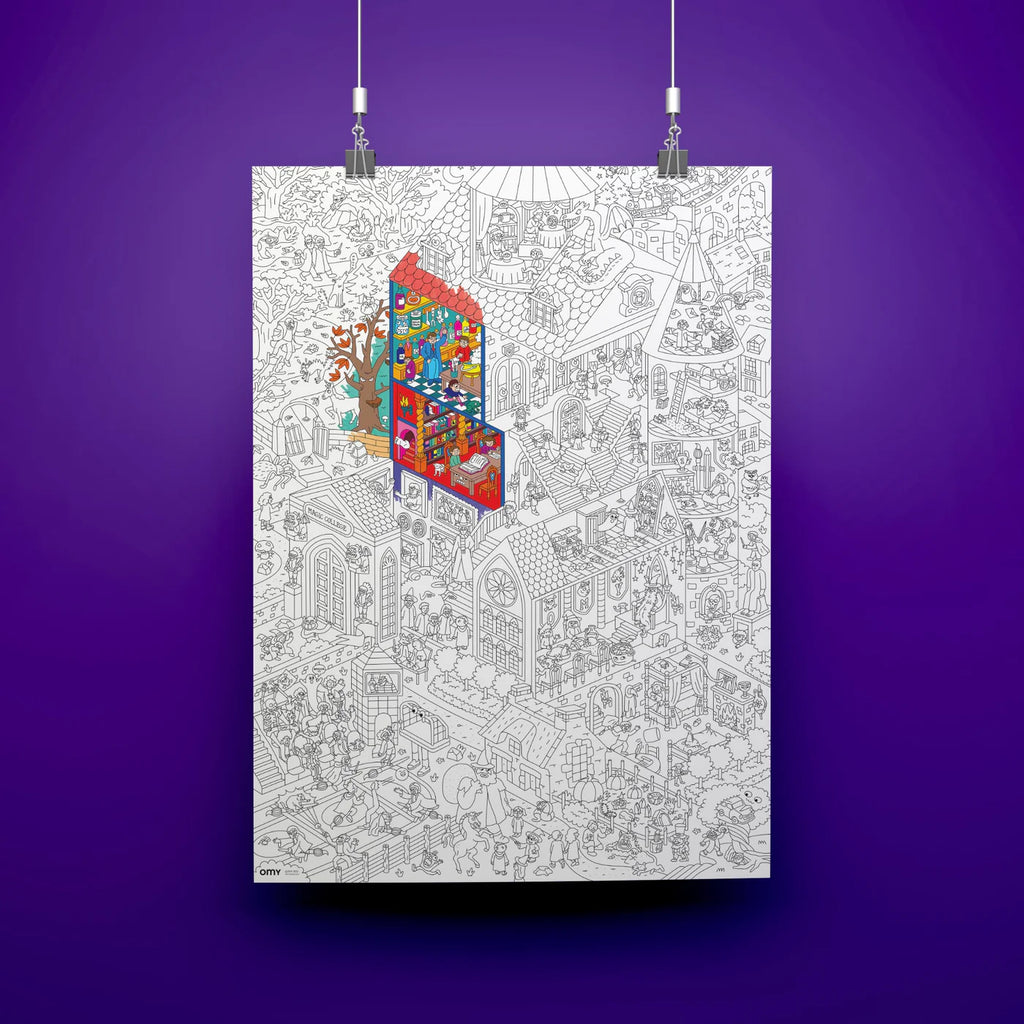 OMY - colouring poster - Magic College | Scout & Co