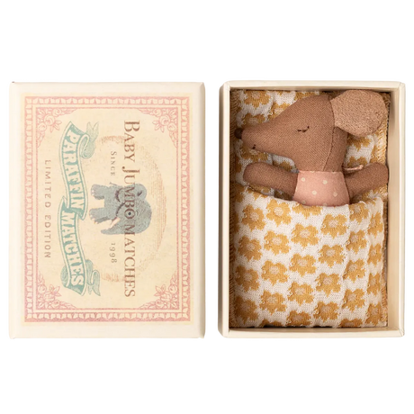 Maileg - Sleepy wakey baby mouse in matchbox - Rose | Scout & Co