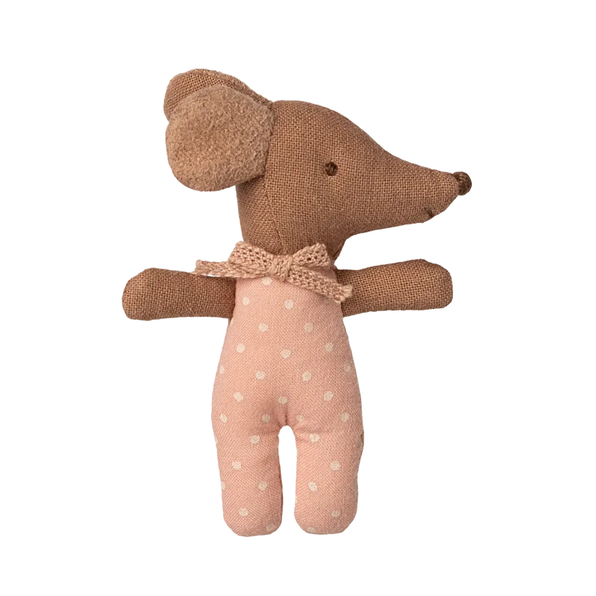 Maileg - Sleepy wakey baby mouse in matchbox - Rose | Scout & Co