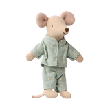 Maileg - Little brother mouse in matchbox - blue spotty PJs | Scout & Co