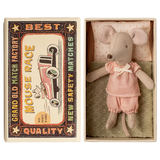 Maileg - Little sister mouse in matchbox - pink bloomers | Scout & Co