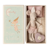 Maileg - Tooth Fairy mouse with matchbox - little sister | Scout & Co
