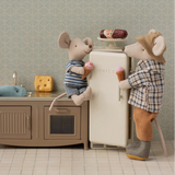Maileg - Granddad mouse - check jacket + hat
