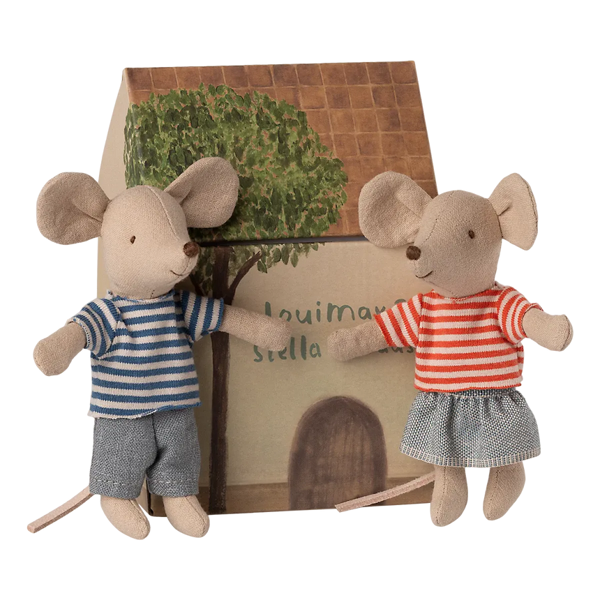 Maileg - LouiMax and Stella little brother + sister mice | Scout & Co