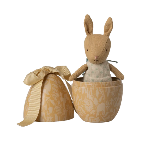 Maileg - Easter egg with micro rabbit - Cream yellow | Scout & Co