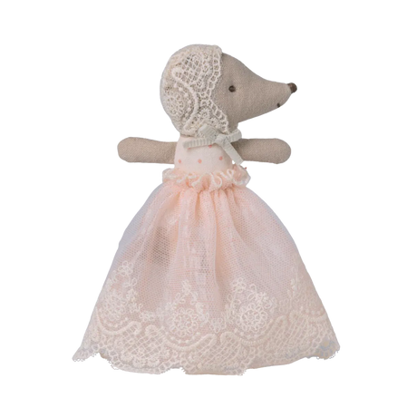 Maileg - Baby mouse in gown - Powder | Scout & Co