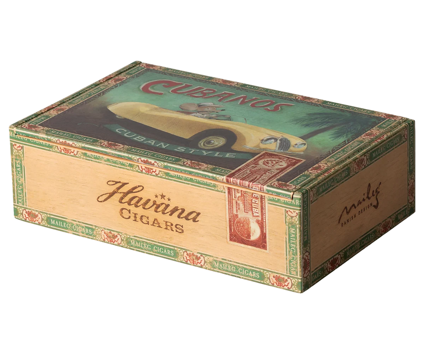 Maileg - Grandma & Grandpa mice in matchbox - nightwear