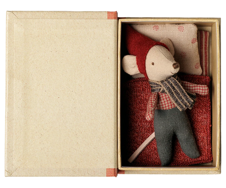 Maileg - Christmas baby mouse in book