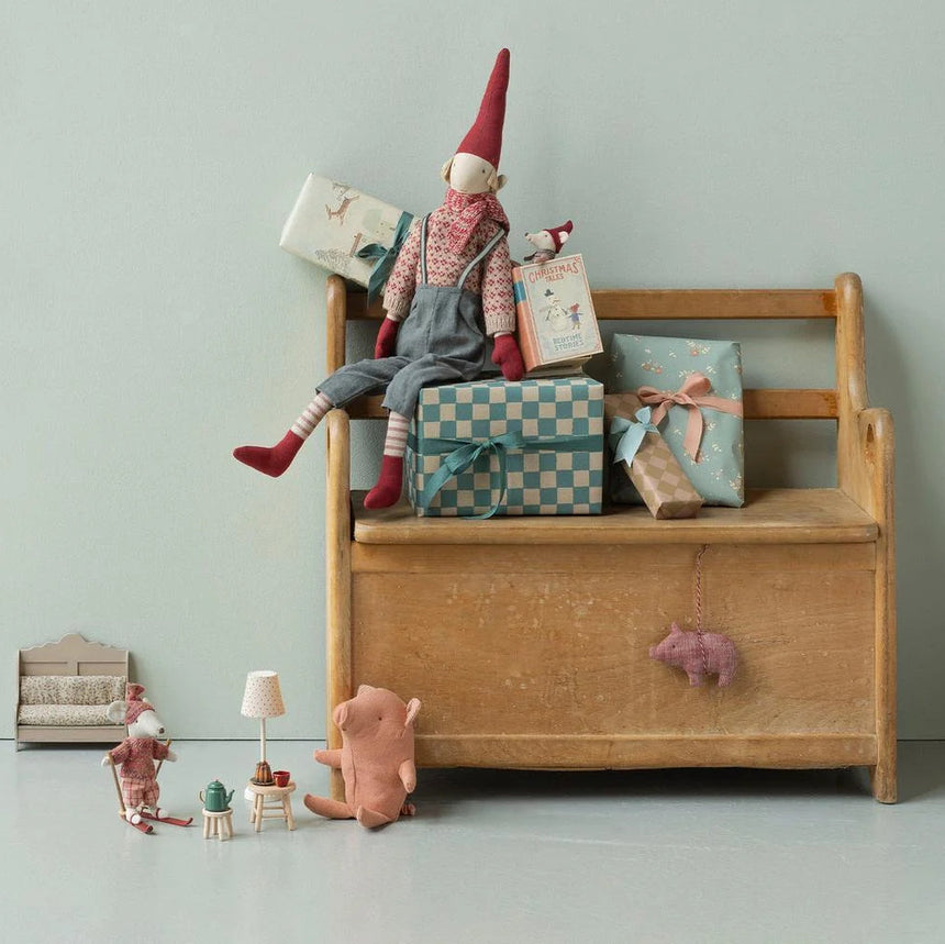 Maileg - Christmas baby mouse in book