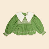 Apolina - Cornelia Blouse - Retro Green | Scout & Co
