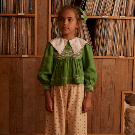 Apolina - Cornelia Blouse - Retro Green | Scout & Co