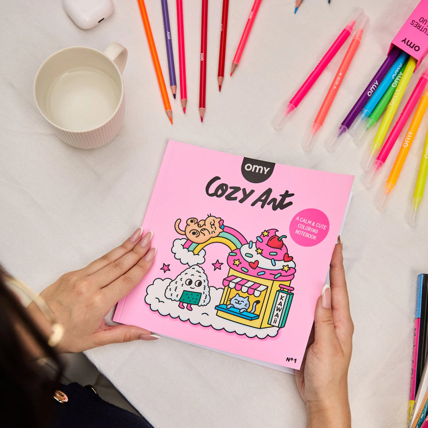 OMY - Cozy Art colouring book - Cozy Kawaii | Scout & Co