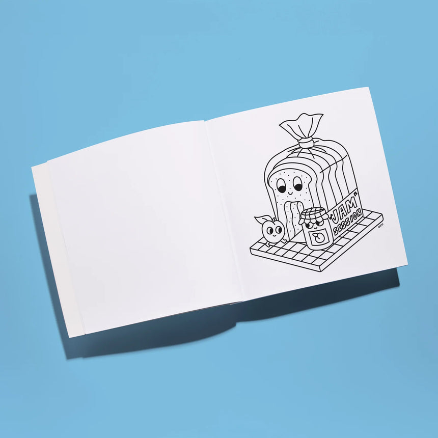 OMY - Cozy Art colouring book - Supermarket | Scout & Co
