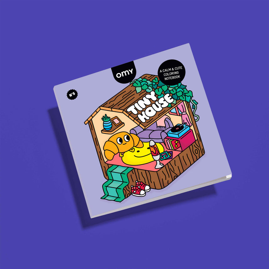 OMY - Cozy Art colouring book - Tiny House | Scout & Co