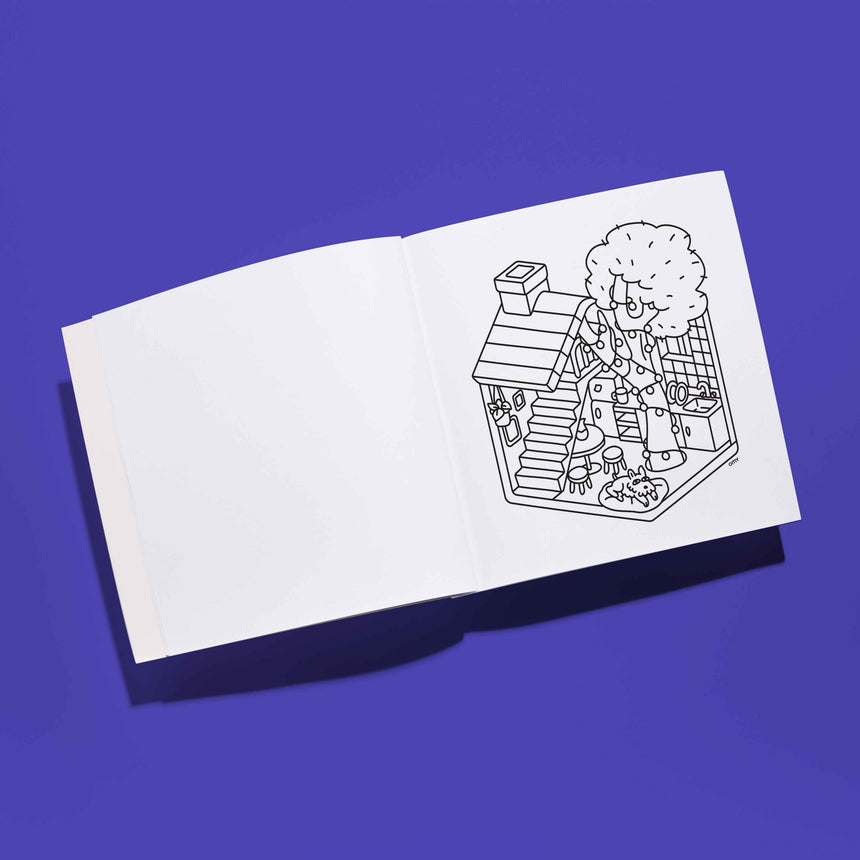 OMY - Cozy Art colouring book - Tiny House | Scout & Co