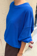 Le Bon Shoppe - Cali jersey sweatshirt - Cobalt