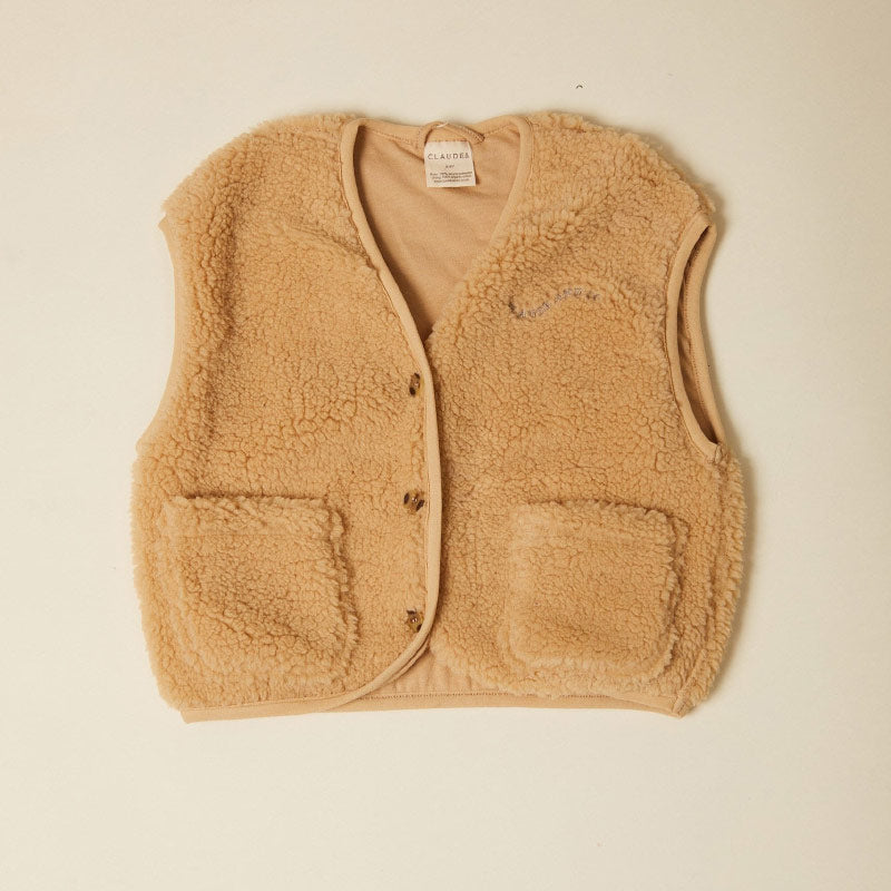 Claude & Co - Borg gilet - Sand | Scout & Co