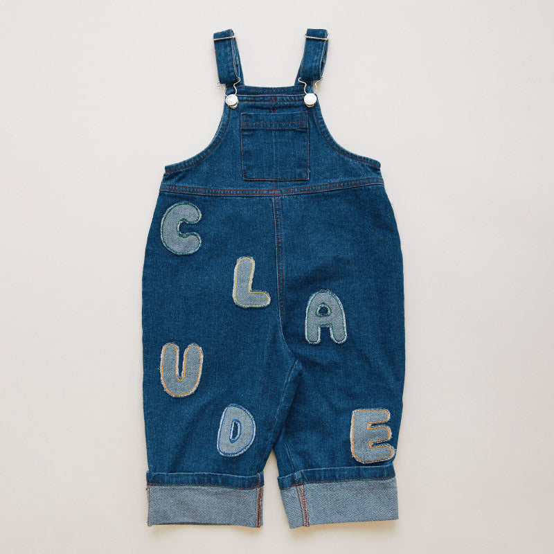 Claude & Co - Blythe patch denim dungarees