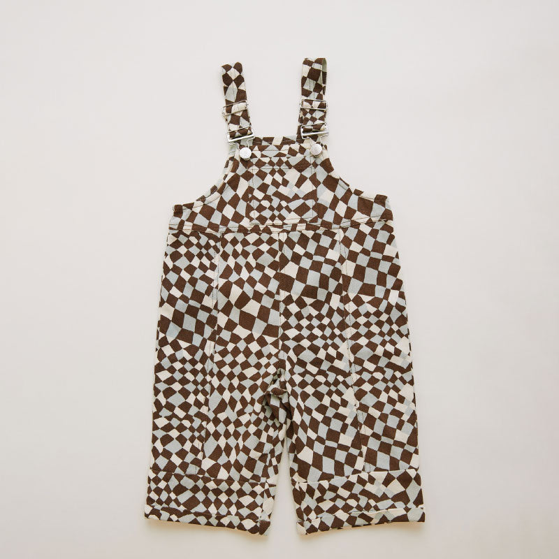 Claude & Co - Blythe dungarees - Warped checkerboard