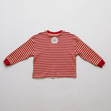 Claude & Co - Jamie long-sleeve tee - crimson stripe