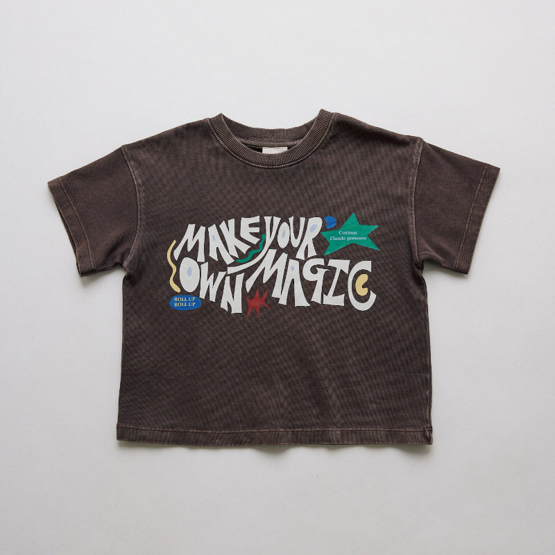 Claude & Co - Lenni 'Magic' T-shirt - conker