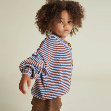 Claude & Co - Emil cardigan - Coco sky stripe | Scout & Co