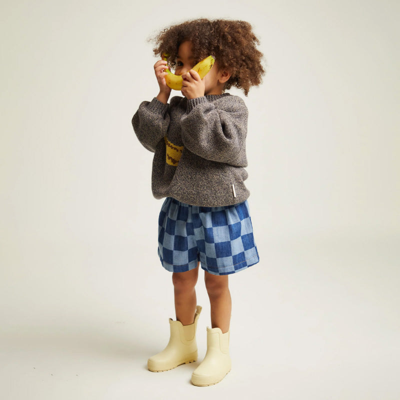 Claude & Co - Frankie shorts - Checkerboard denim | Scout & Co