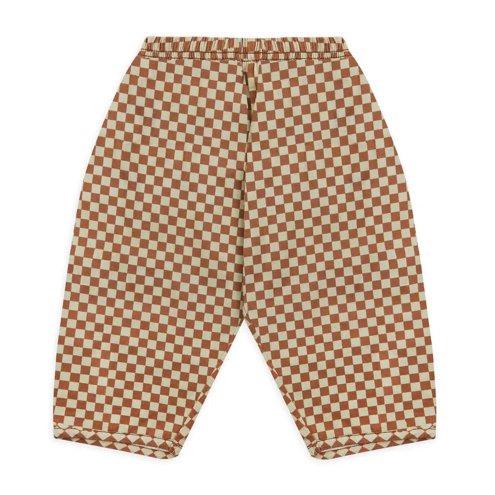 Claude & Co - Checkerboard trousers - Brick | Scout & Co